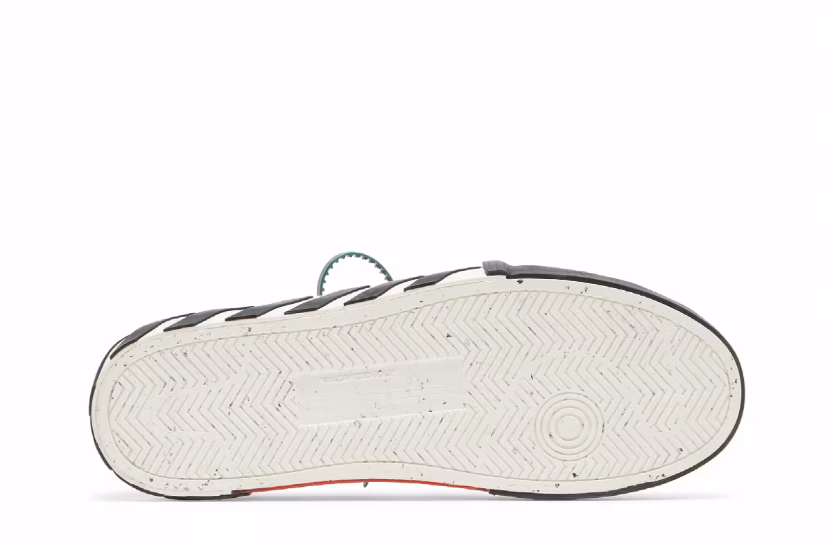 Off-White Vulc Sneaker White Green, view 5