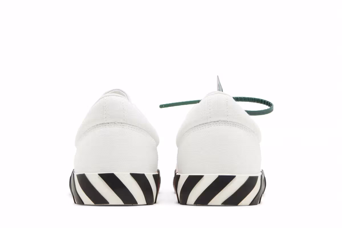 Off-White Vulc Sneaker White Green, view 7