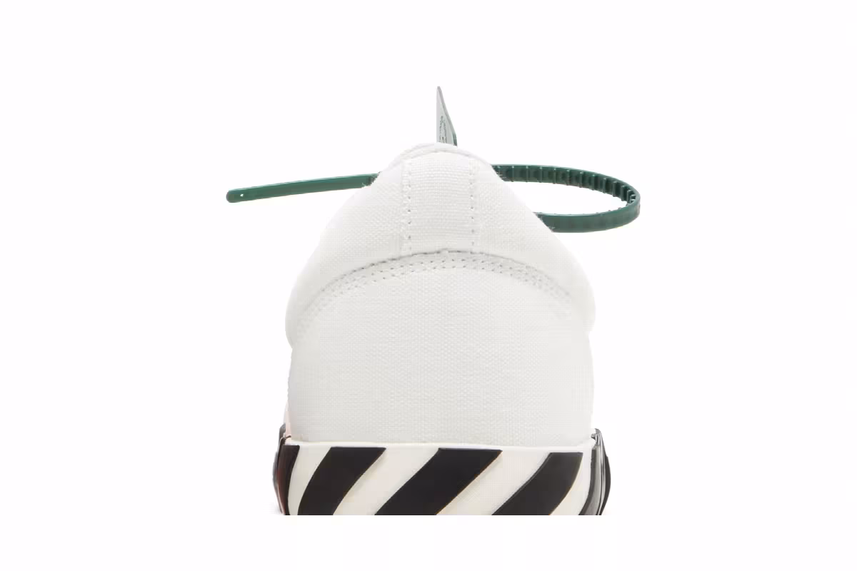 Off-White Vulc Sneaker White Green, view 8