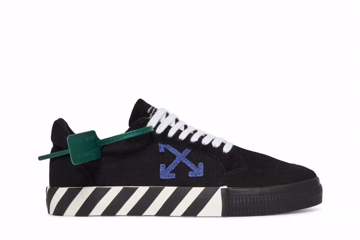 Off-White Vulc Sneaker Black Navy Blue, view 2
