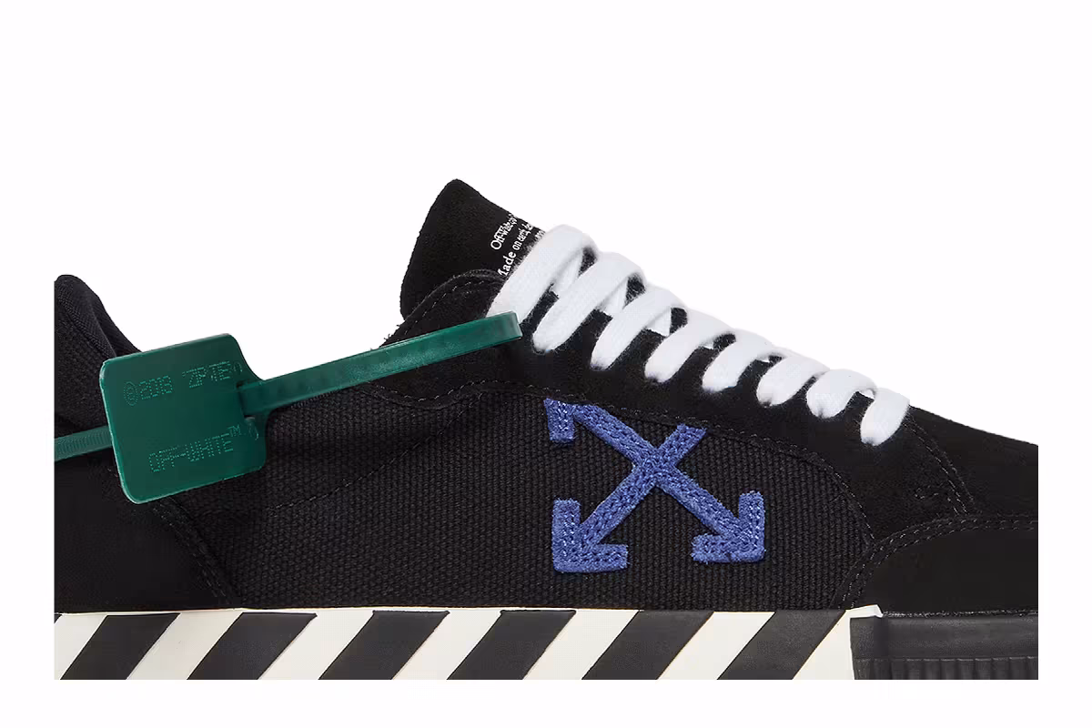 Off-White Vulc Sneaker Black Navy Blue, view 3