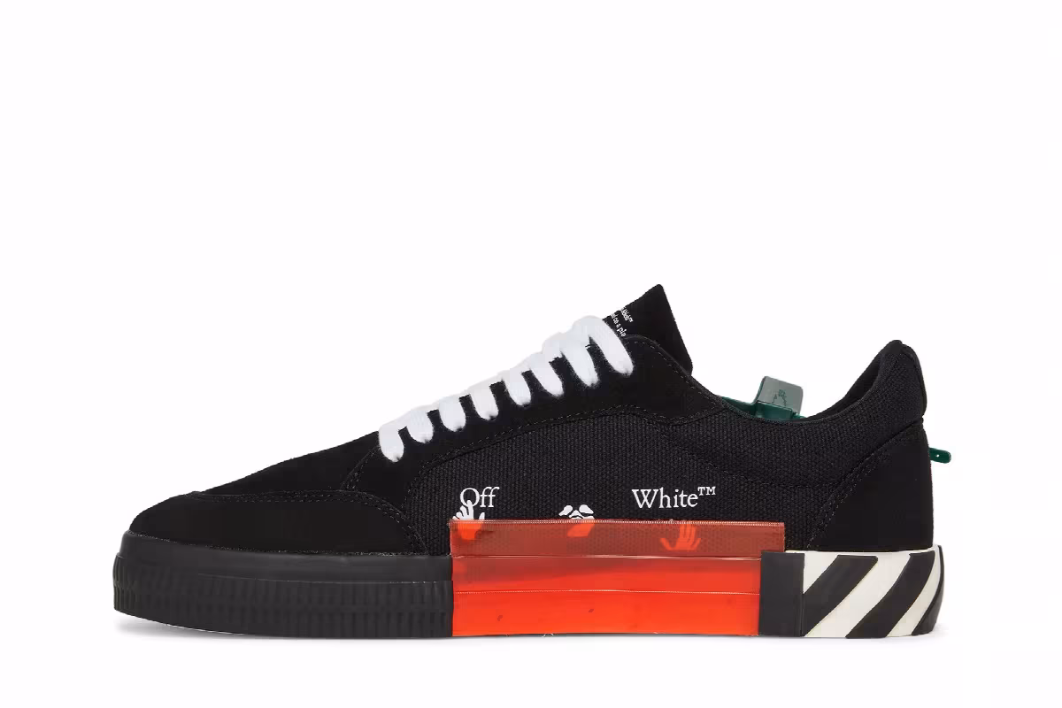 Off-White Vulc Sneaker Black Navy Blue, view 4