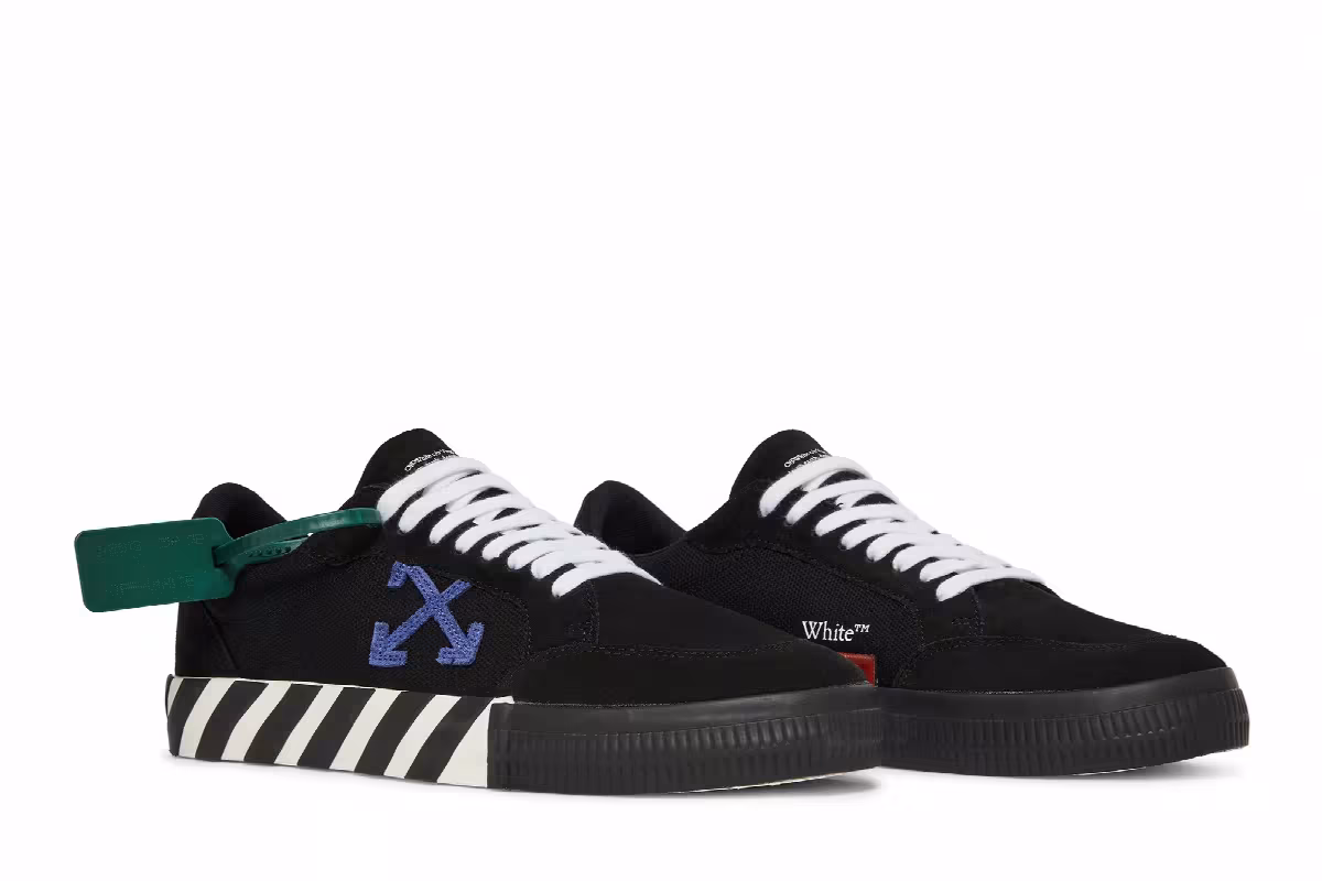 Off-White Vulc Sneaker Black Navy Blue, view 9