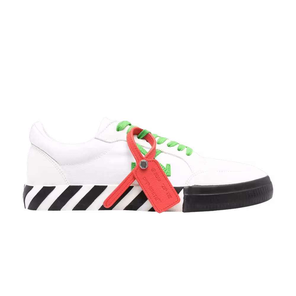Off-White Vulc Sneaker White Lime Green