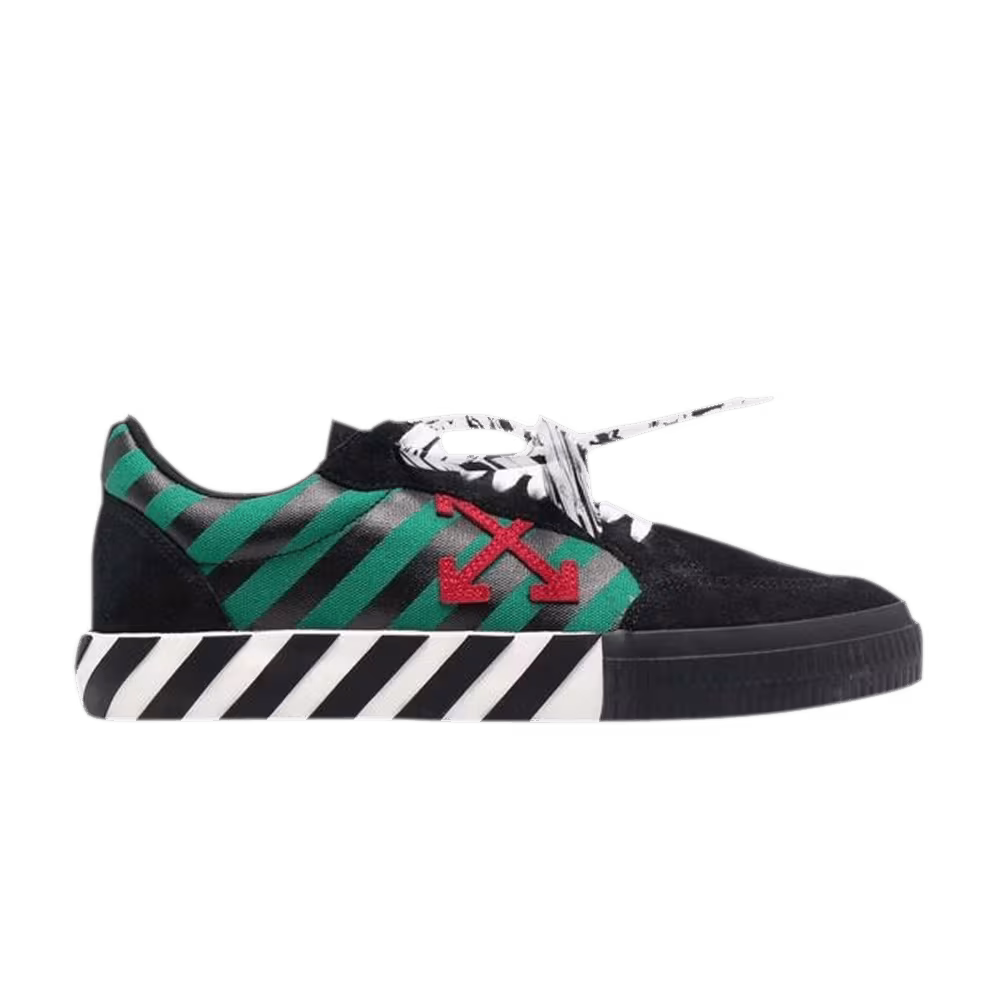 Off-White Vulc Sneaker Black Green Red