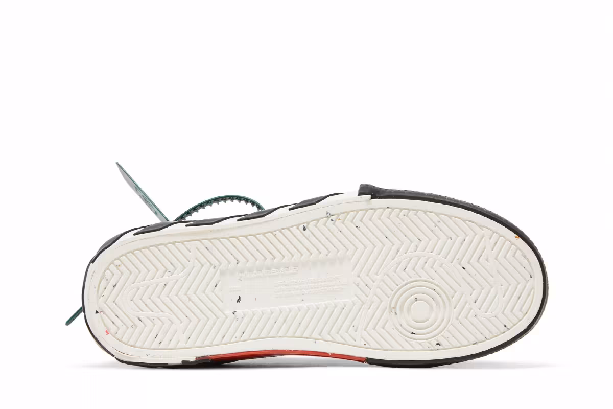 Off-White Women's Vulc Sneaker Black White, view 5