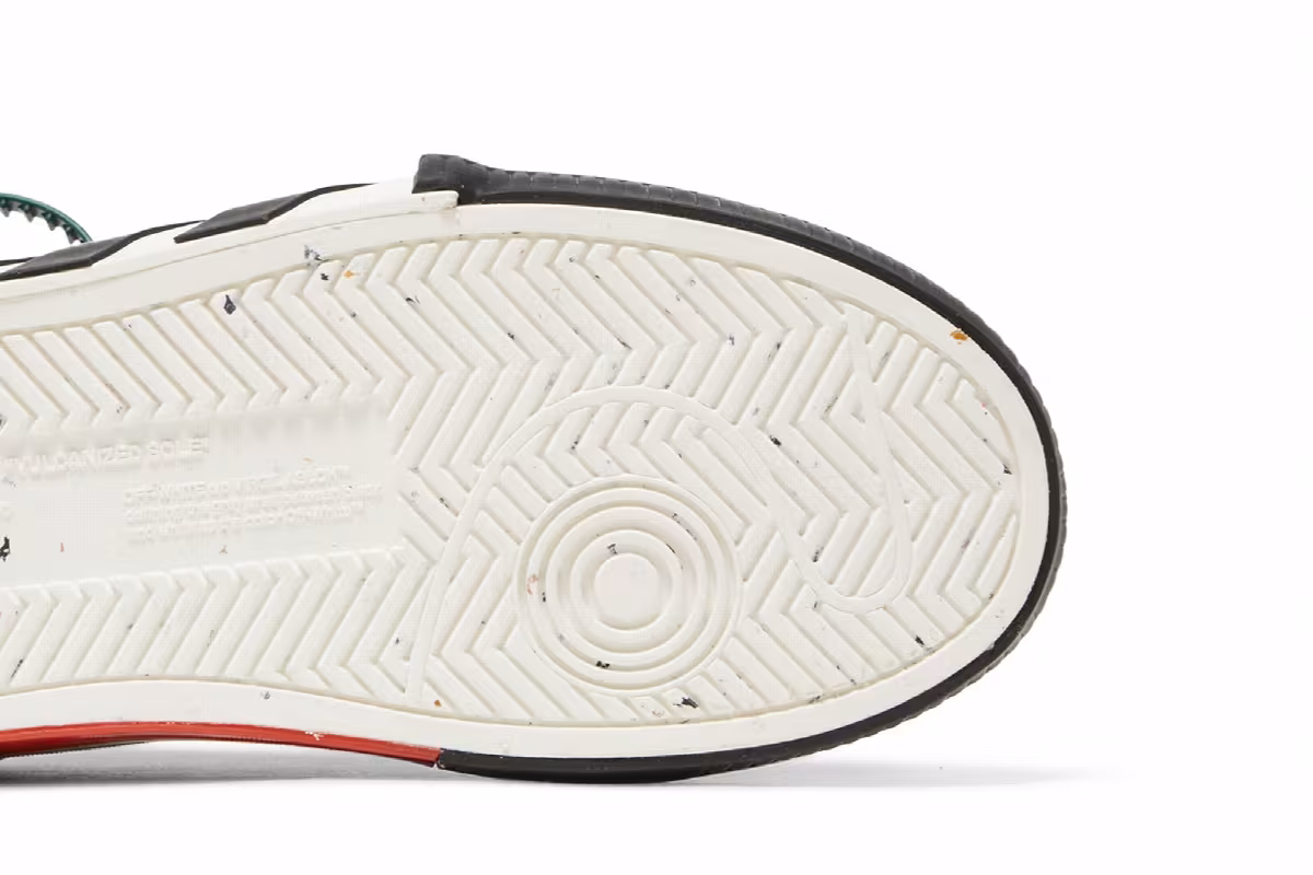 Off-White Women's Vulc Sneaker Black White, view 6
