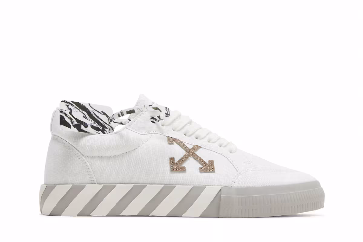 Off-White Vulc Sneaker White Grey, view 2