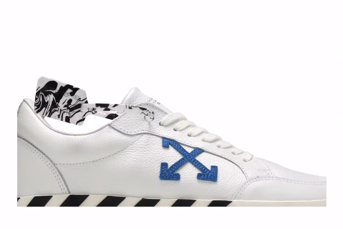 Off-White Vulc Sneaker White Blue, view 3