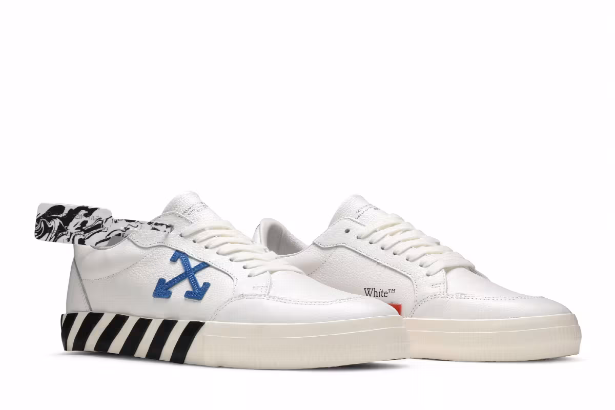 Off-White Vulc Sneaker White Blue, view 9