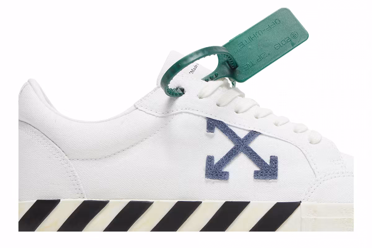 Off-White Vulc Sneaker White Blue, view 3