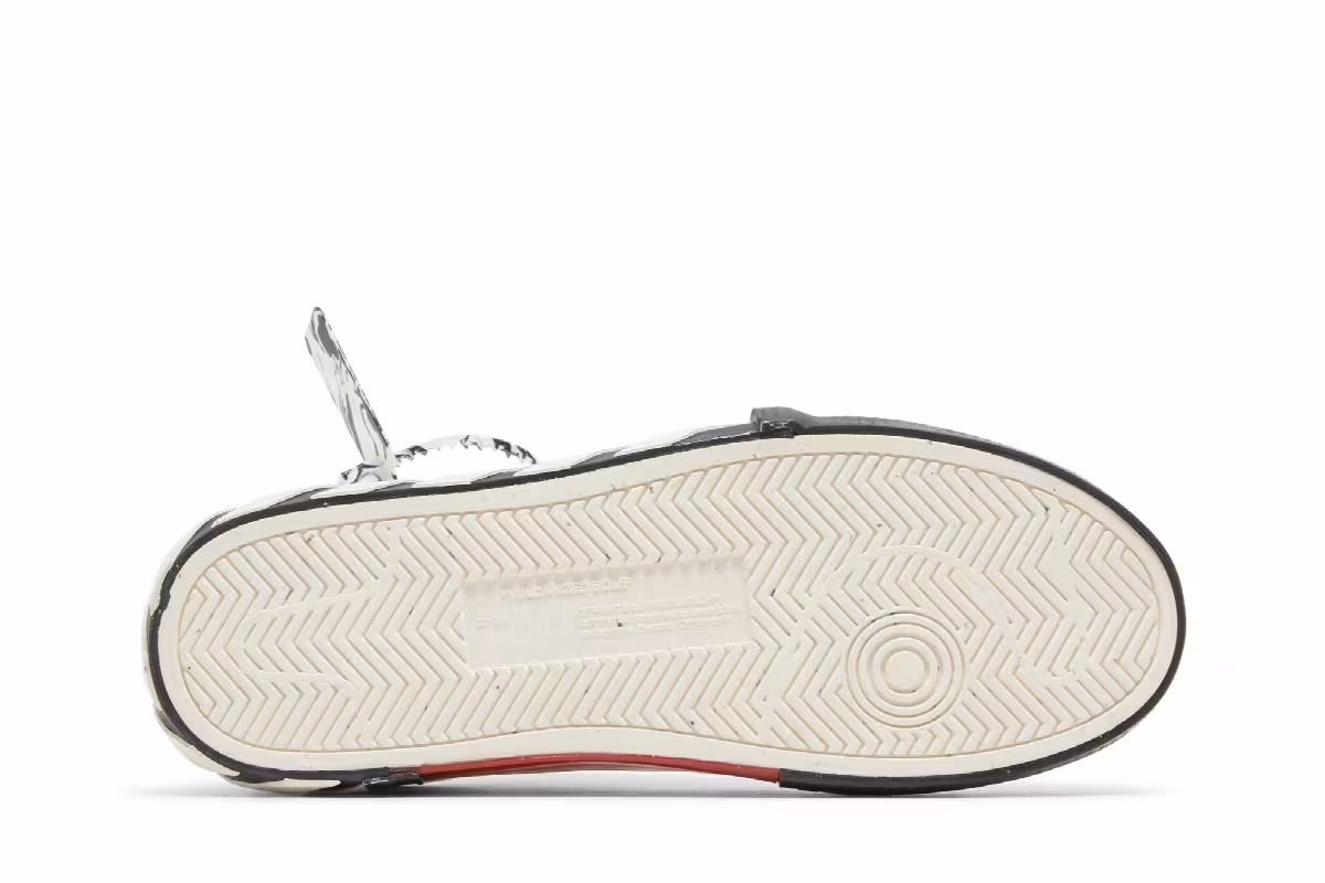 Off-White Vulc Sneaker Croco - White, view 5