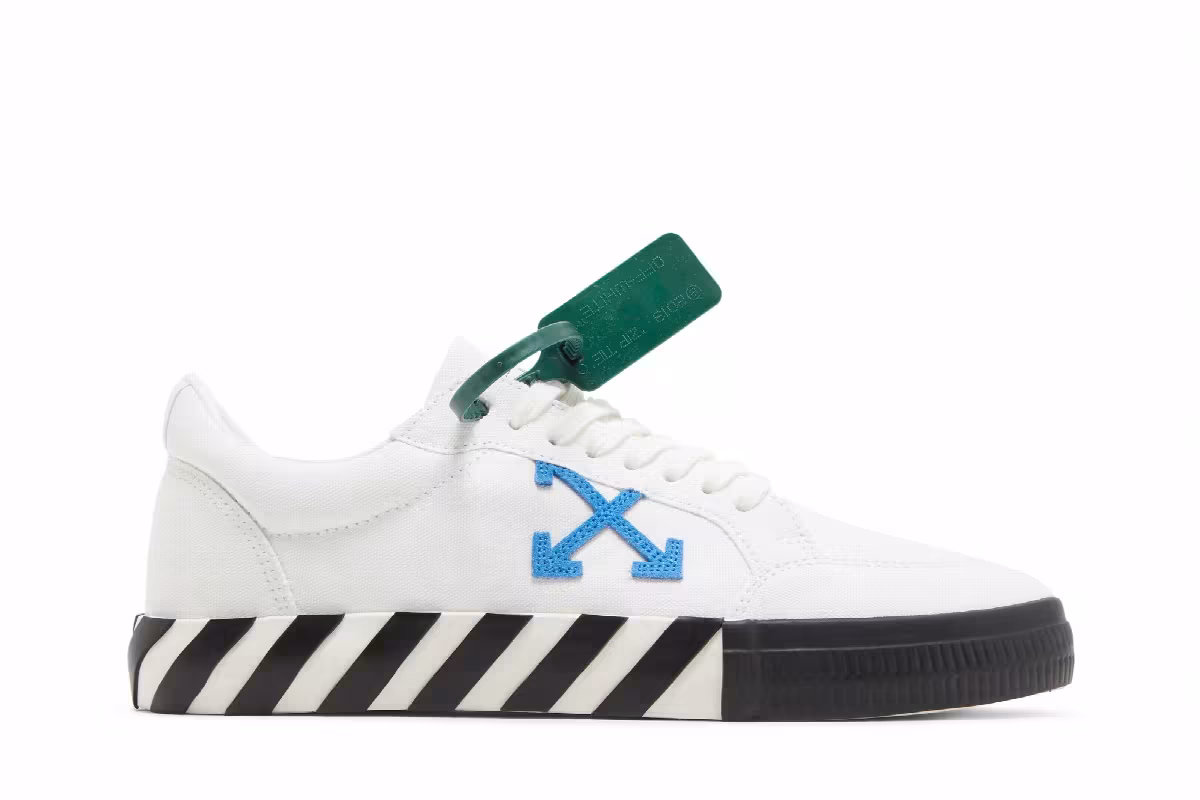 Off-White Vulc Sneaker White Blue, view 2