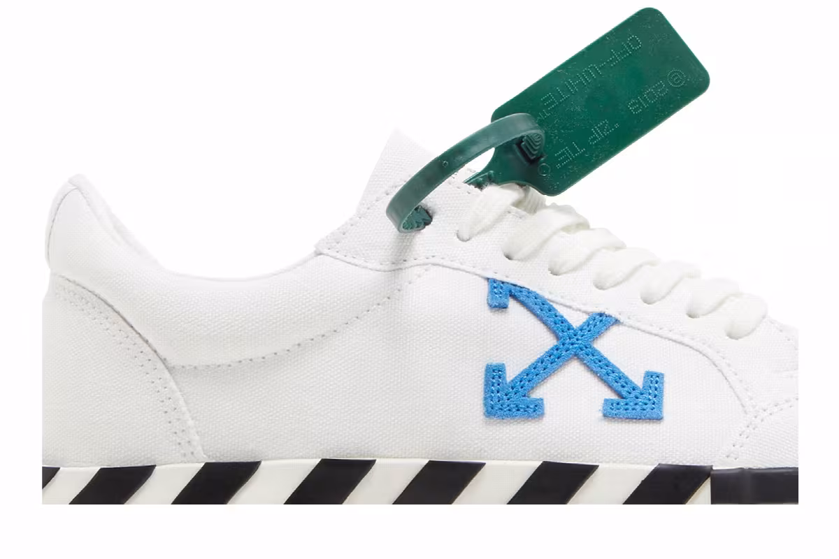 Off-White Vulc Sneaker White Blue, view 3