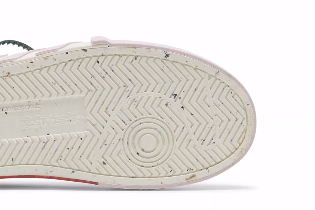 Off-White Women's Vulc Sneaker White Light Pink, view 6