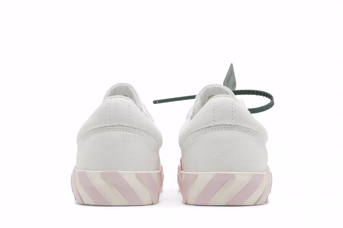 Off-White Women's Vulc Sneaker White Light Pink, view 7