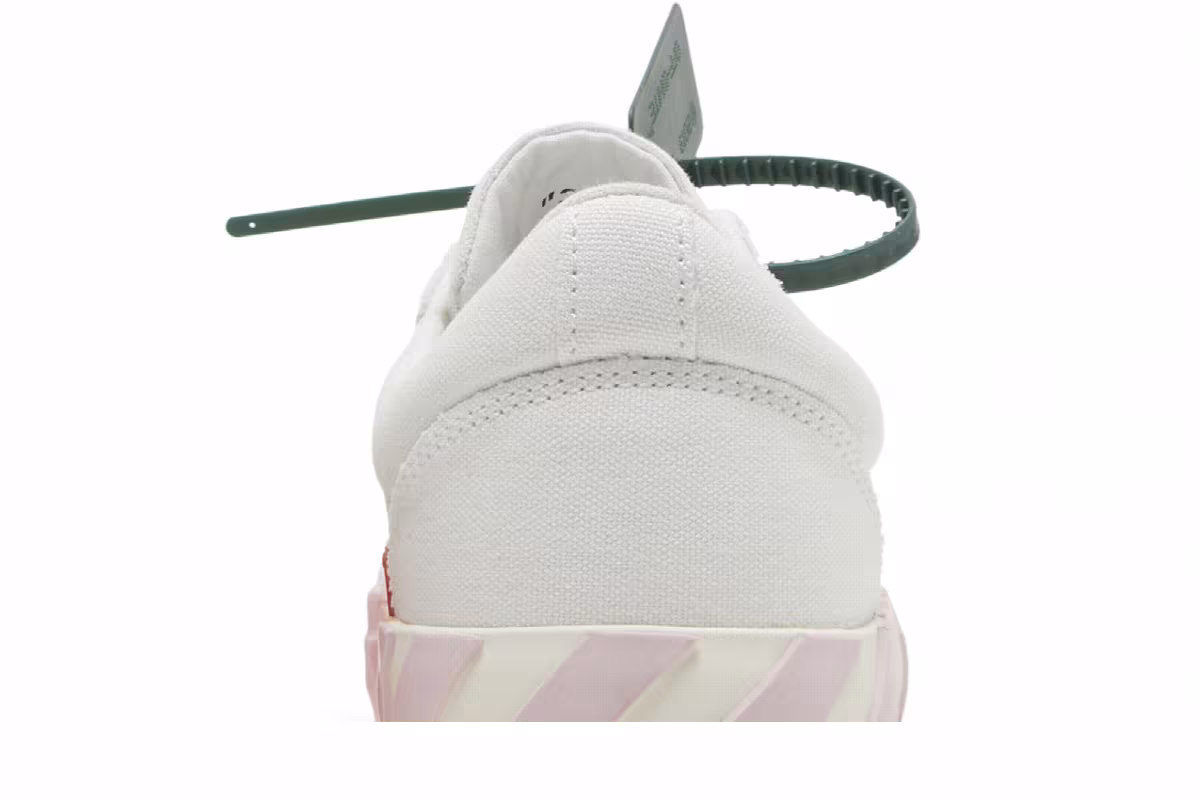 Off-White Women's Vulc Sneaker White Light Pink, view 8