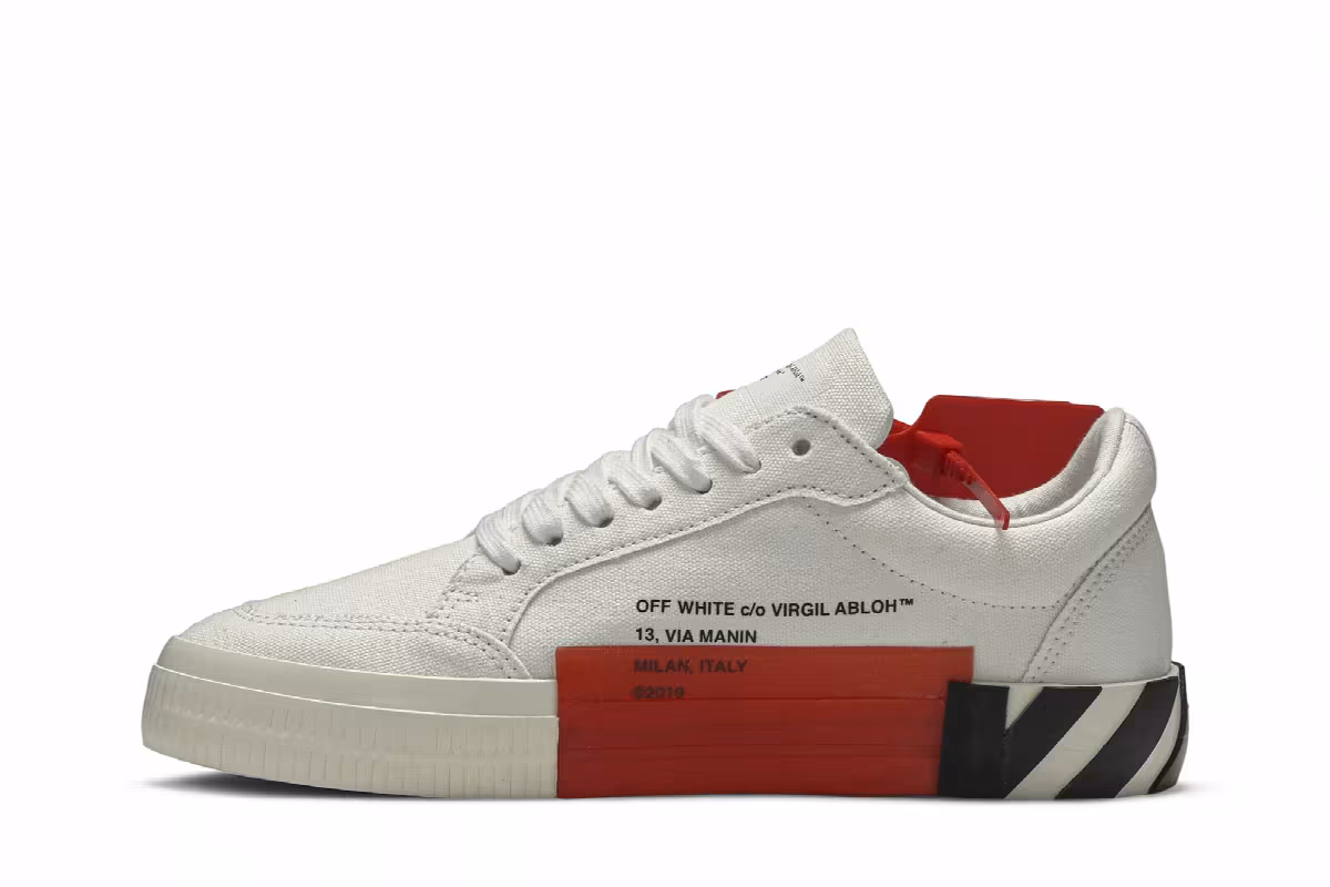 Off-White Women's Vulc Sneaker White, view 4