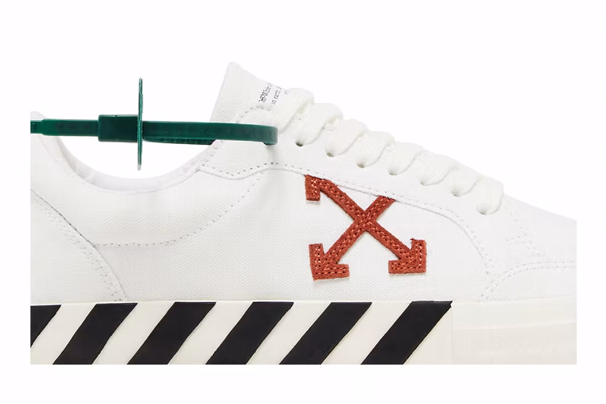 Off-White Vulc Sneaker White Brick Red, view 3