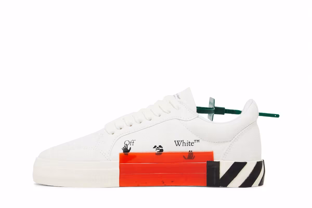 Off-White Vulc Sneaker White Brick Red, view 4