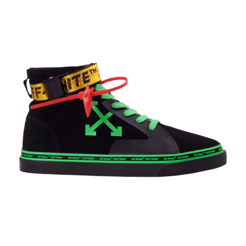 Off-White Vulc Sneaker Mid Black Green