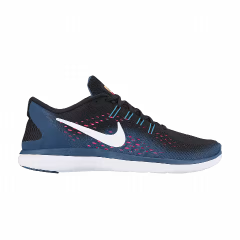 Nike Wmns Flex 2017 RN 'Industrial Blue Racer Pink'