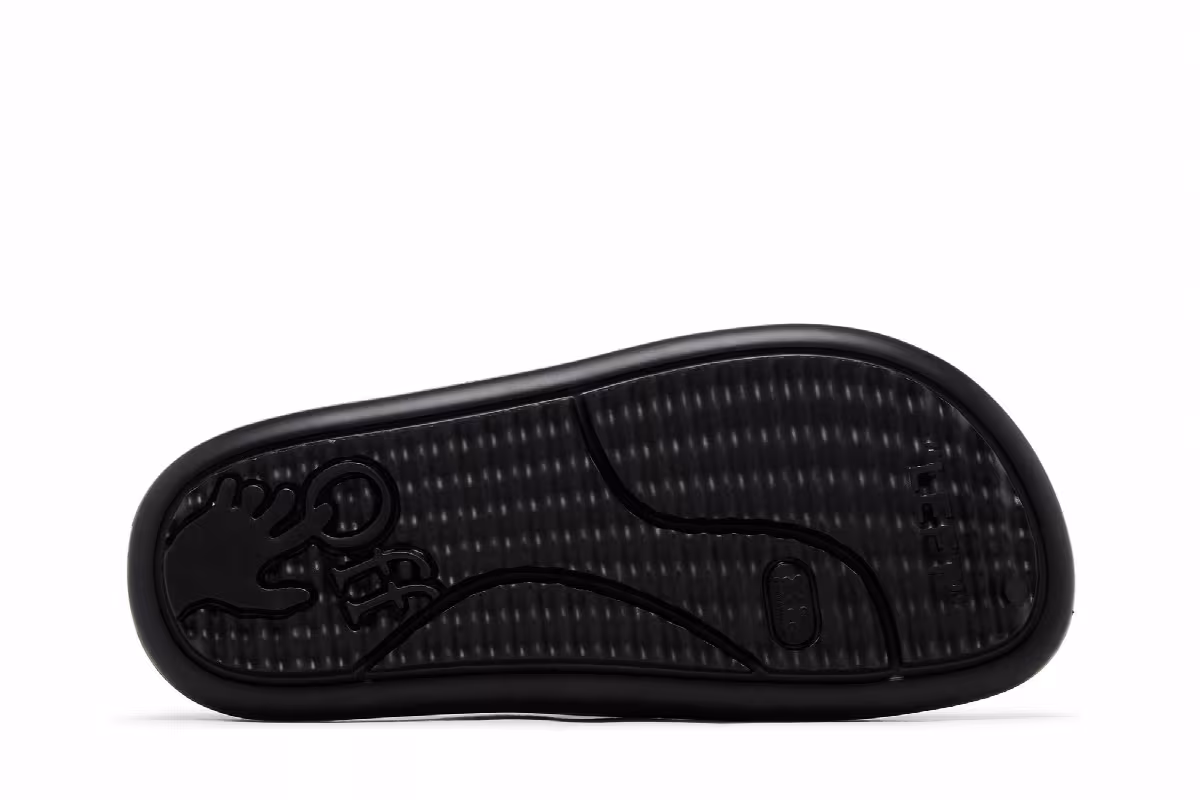 Off-White Meteor Rubber Sliders Black, view 5
