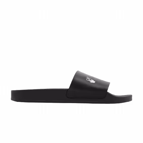 Off-White Logo Print Slide 'Drowning Man - Black'