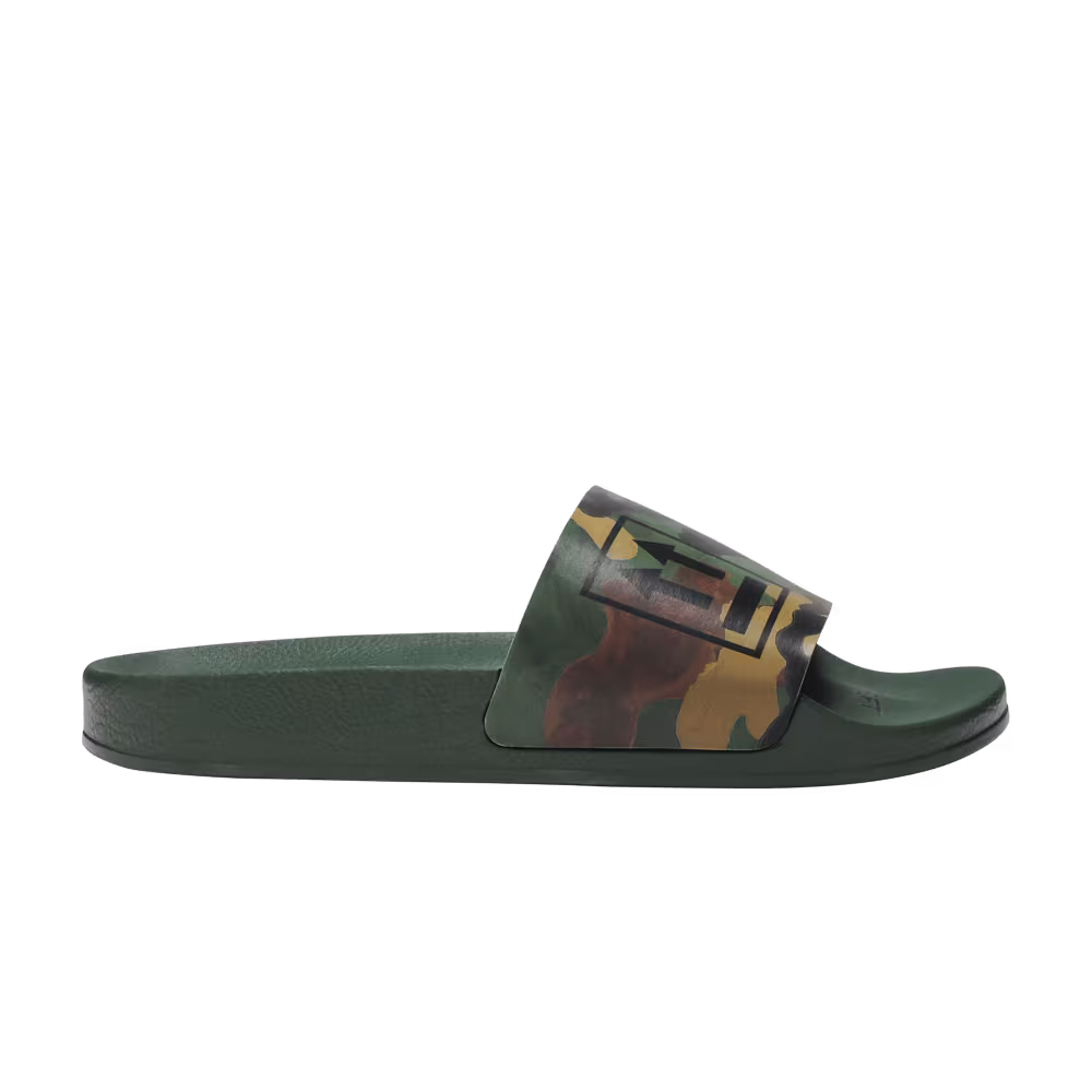 Off-White Sliders Green Black
