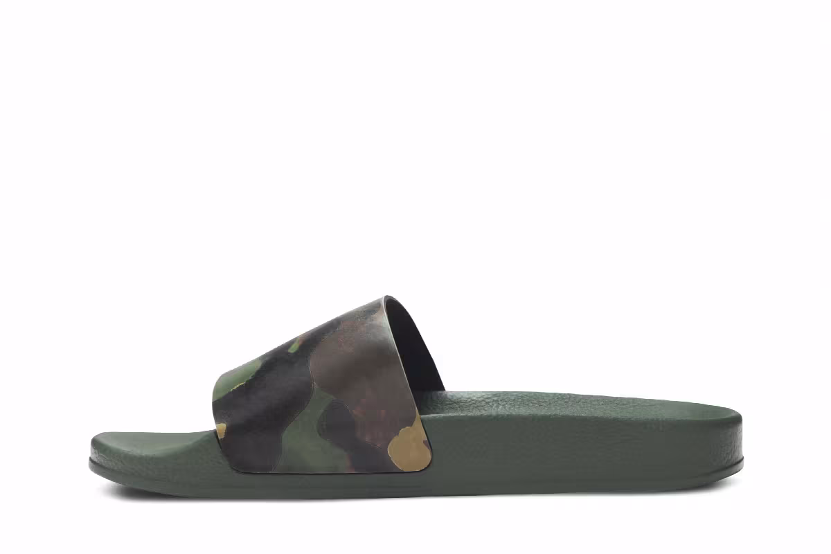 Off-White Sliders Green Black, view 4