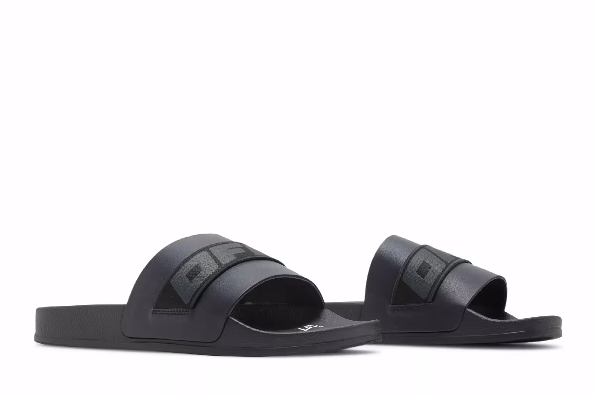 Off-White Industrial Belt Slider Black, view 9