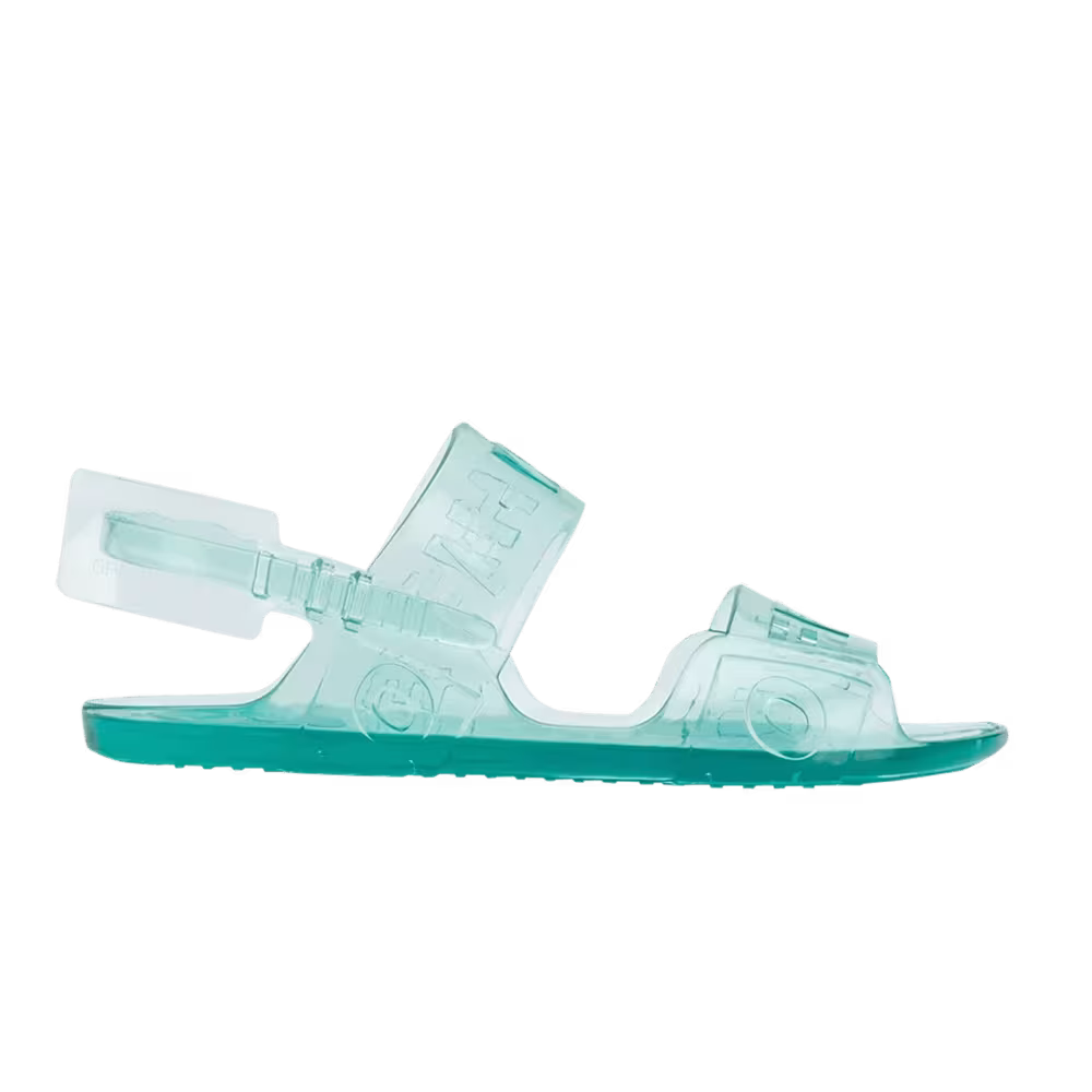 Off-White Women's Jelly Zip Tie Light Blue