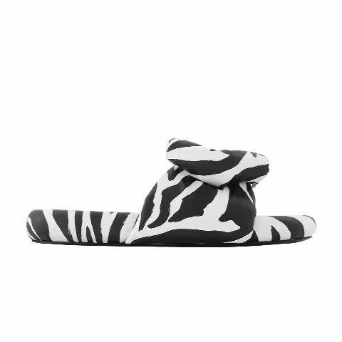 Off-White Wmns Padded Bow Sandal 'Zebra'