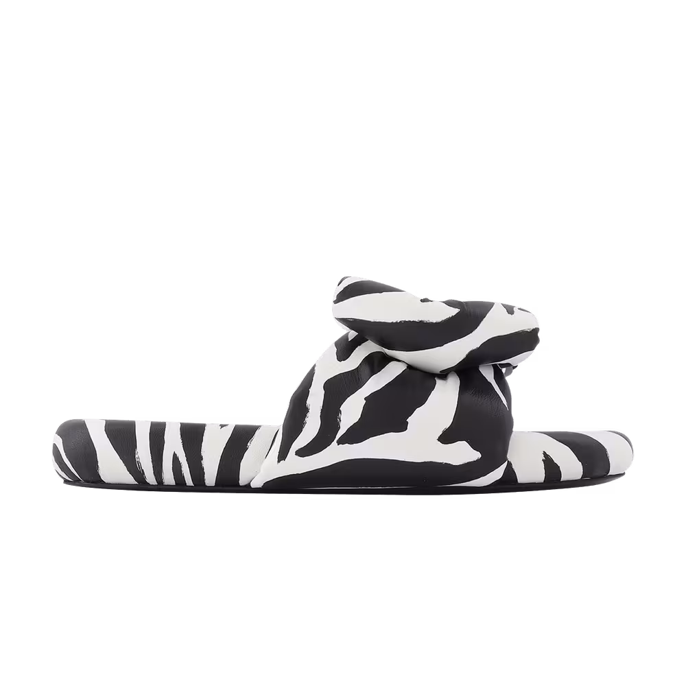 Off-White Women's Padded Bow Sandal Zebra