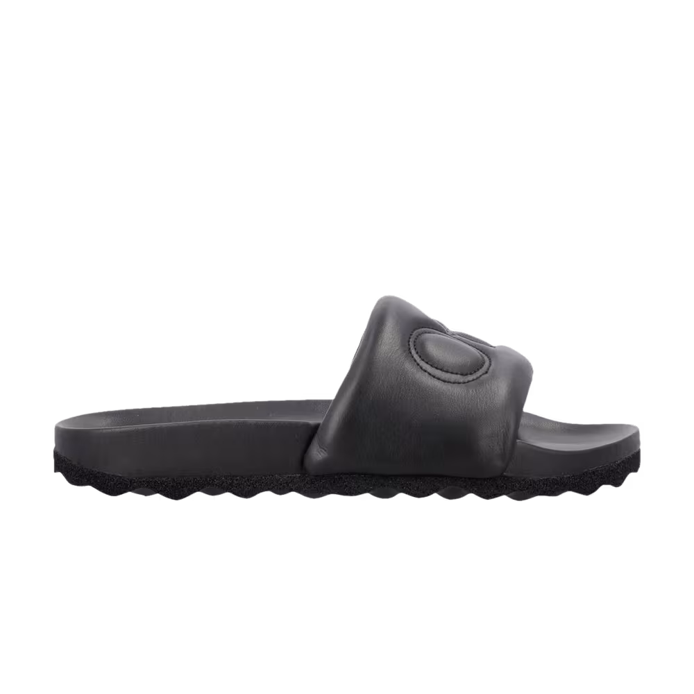 Off-White Bookish Leather Slider Black