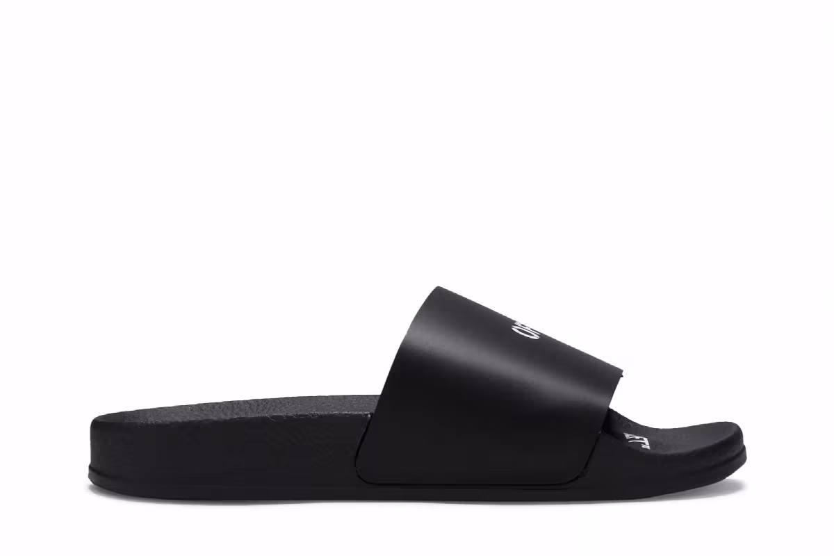 Off-White Women's Pool Sliders Black, view 2