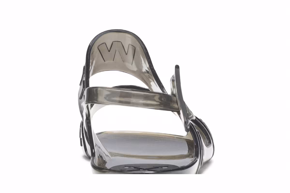 Off-White Women's Jelly Zip Tie Black, view 8