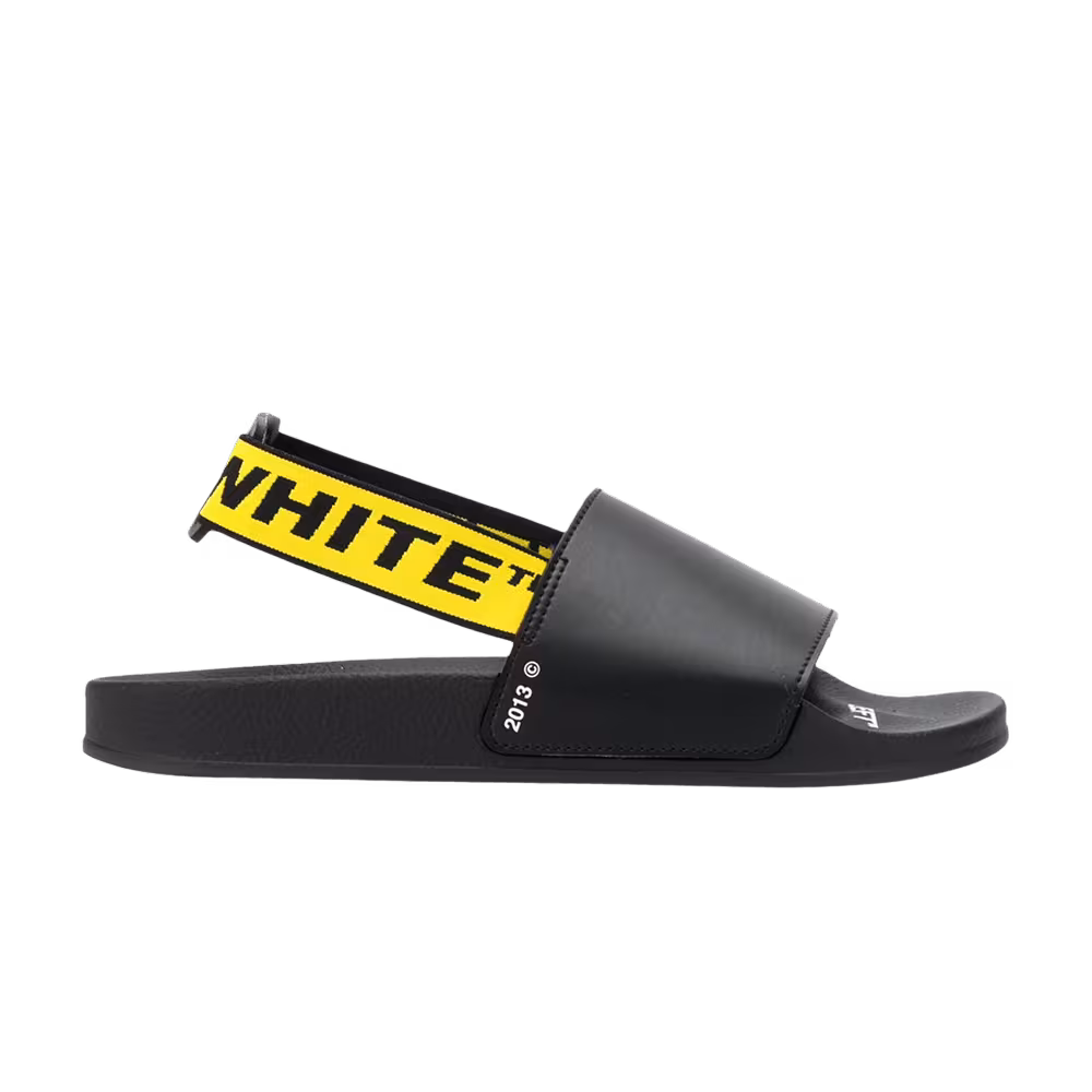 Off-White Industrial Strap Sliders Black