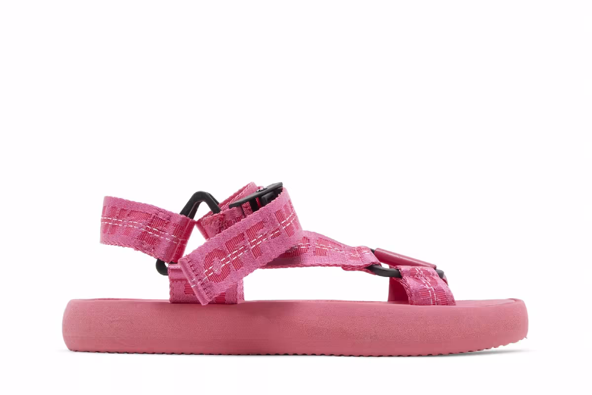 Off-White Women's Trek Sandal Fuchsia, view 2