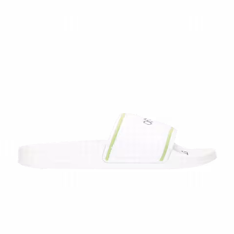 Off-White Logo Sliders 'Towel - White Green'