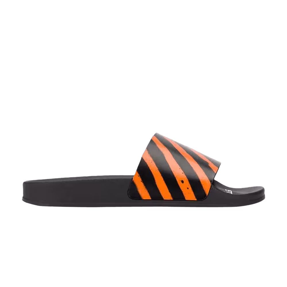 Off-White Sliders Black Orange