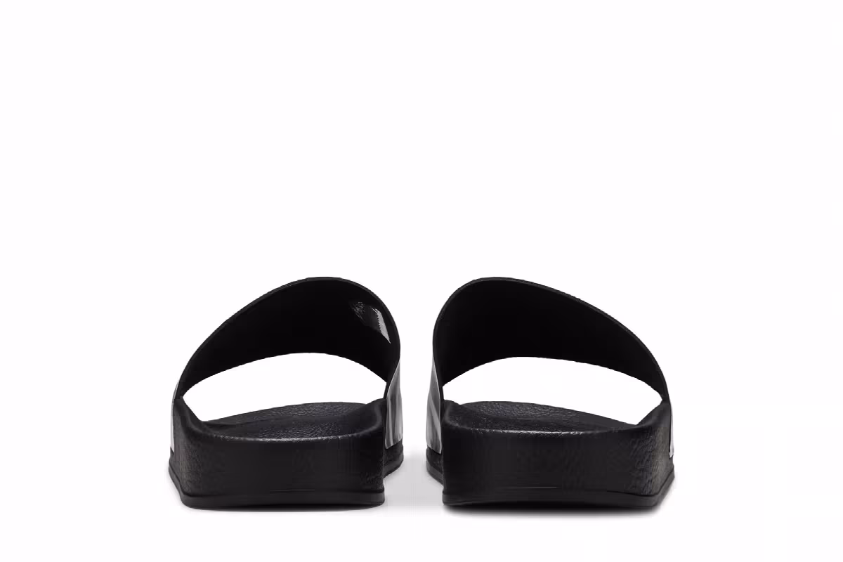 Off-White Industrial Sliders Diagonal Stripe - Black White, view 7