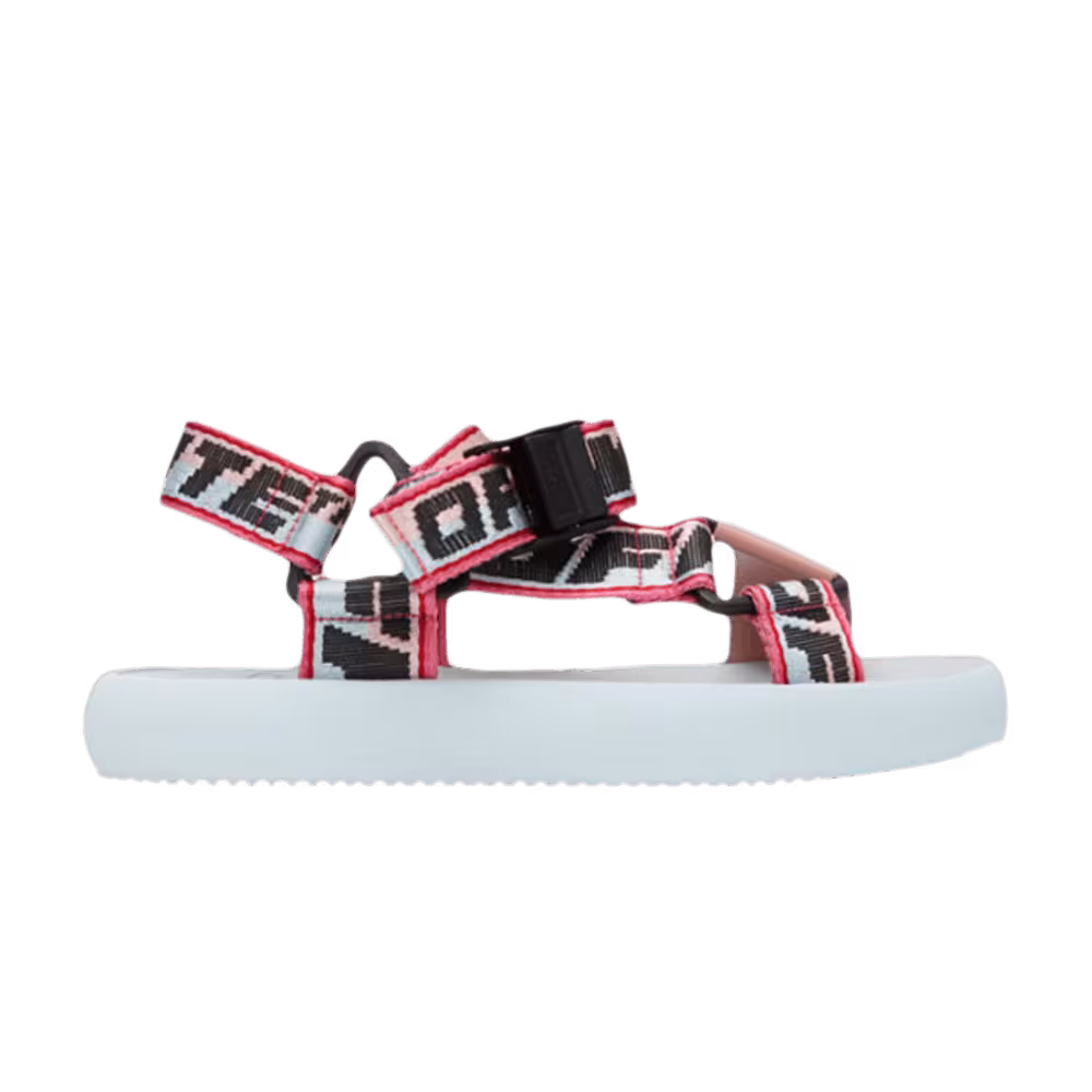Off-White Women's Trek Logo Strap Sandal Dusky Blue Pink