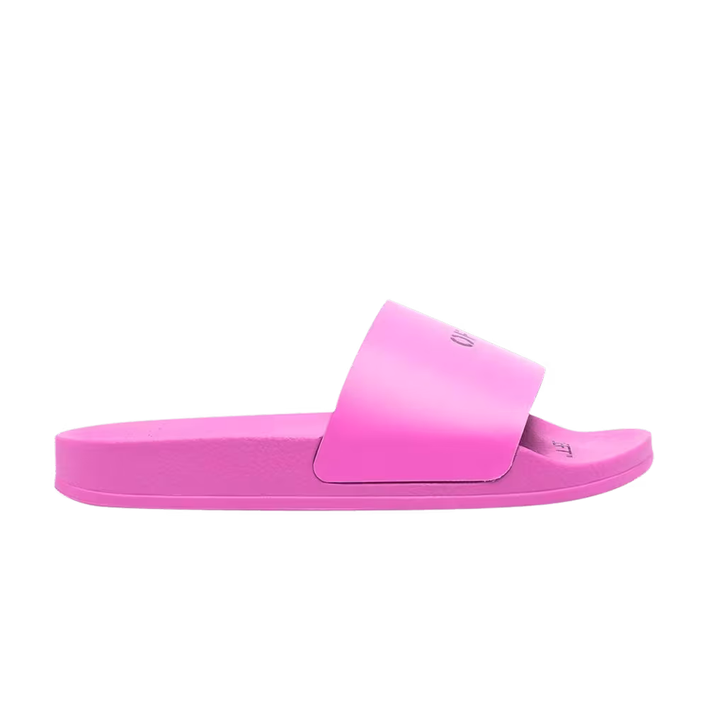 Off-White Women's Pool Sliders Fuchsia
