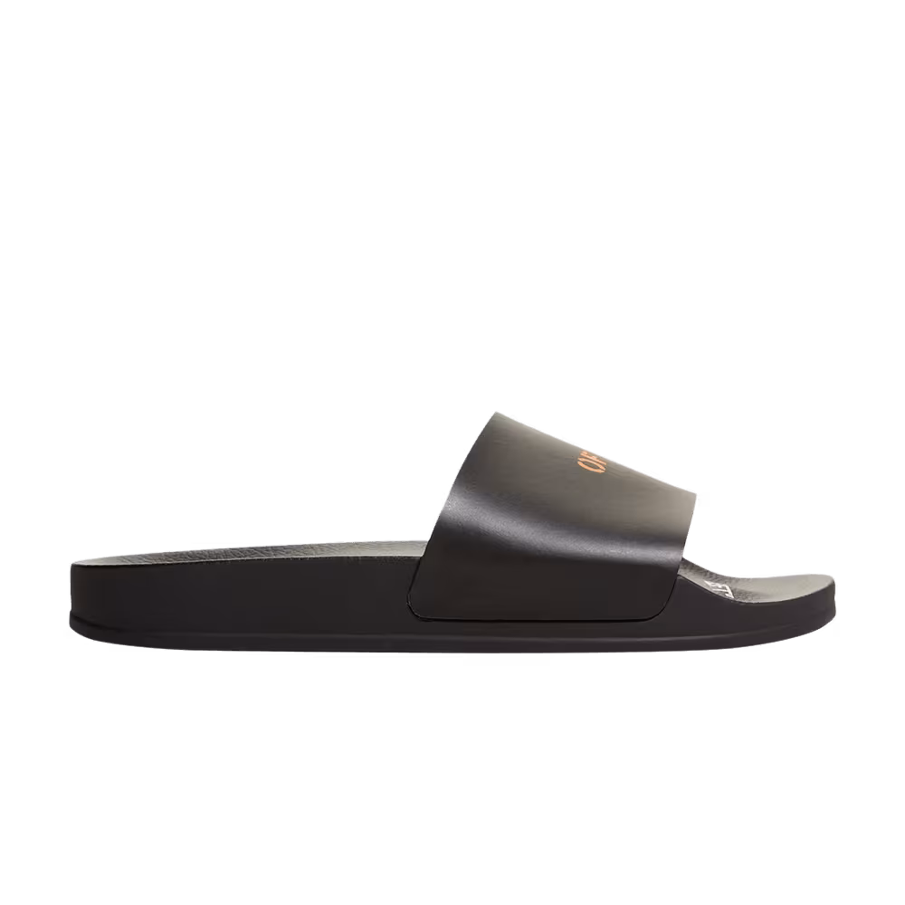 Off-White Women's Sliders Black Orange