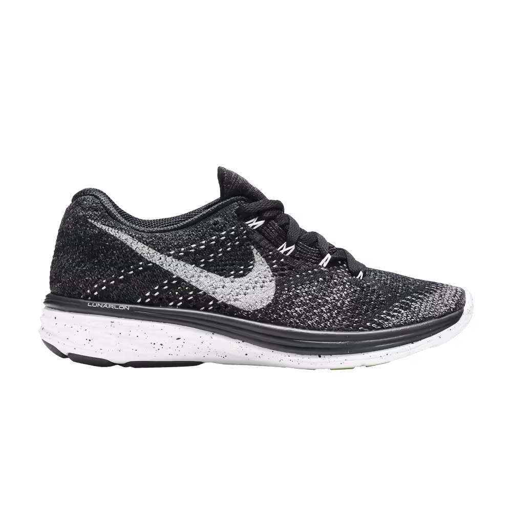 Nike Women's Flyknit Lunar 3 Oreo