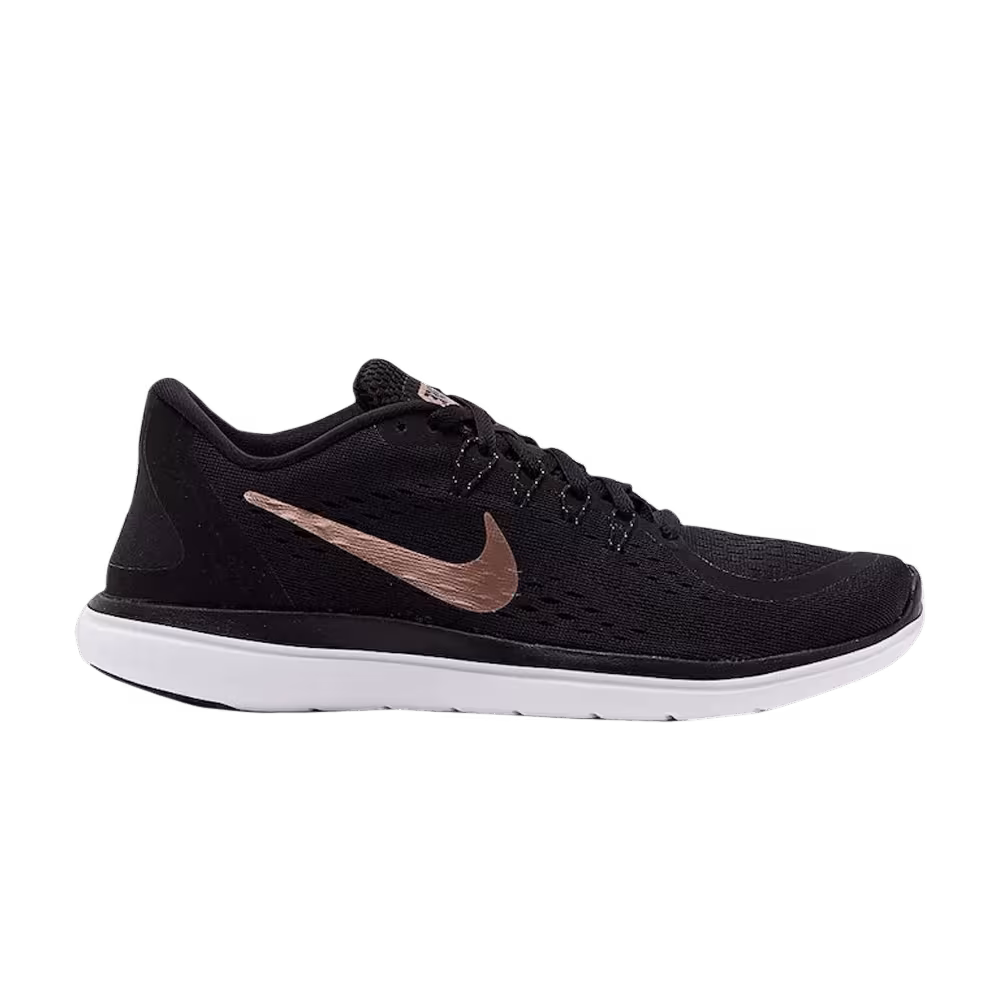 Nike Women's Flex 2017 RN Black Metallic Red Bronze