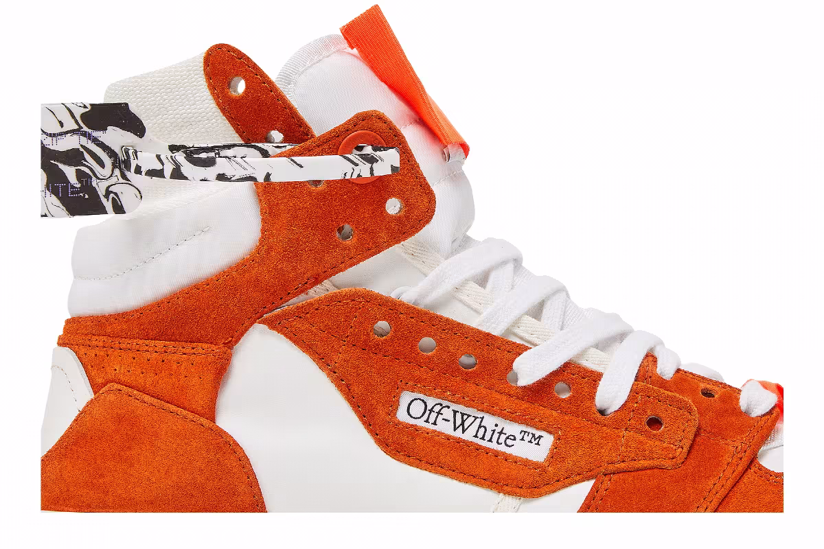 Off-White Off-Court 3.0 High White Orange, view 3