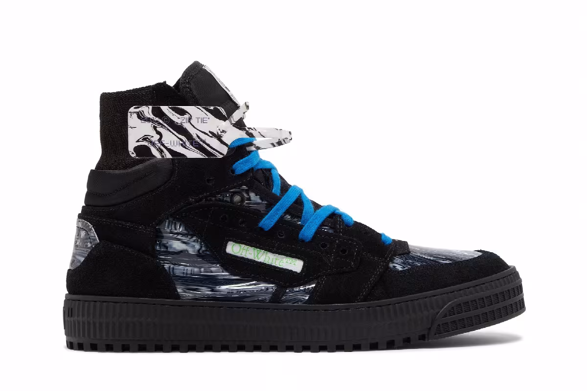 Off-White Off-Court High Black Optical White, view 2