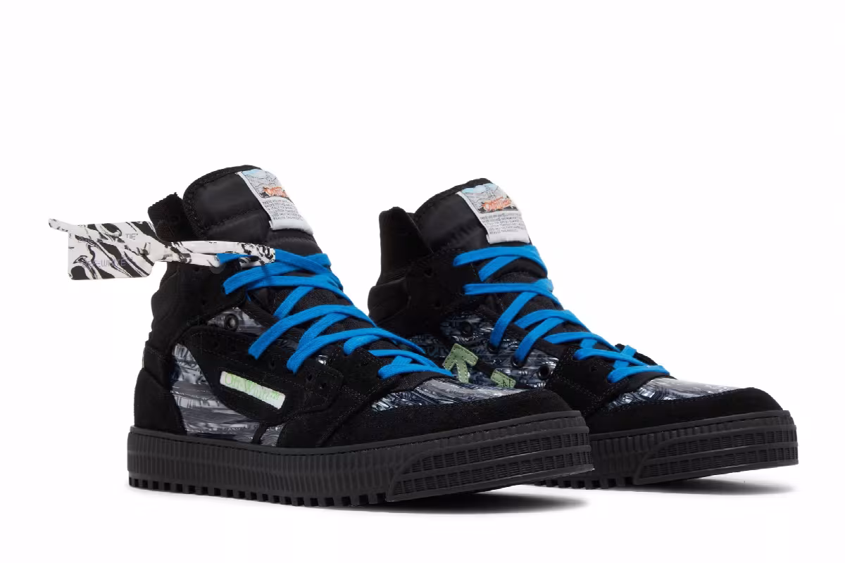 Off-White Off-Court High Black Optical White, view 9